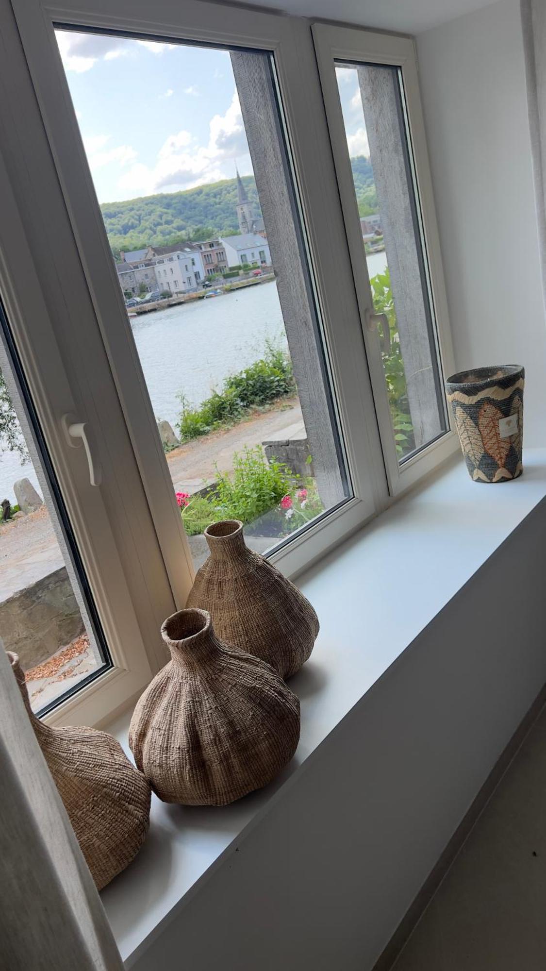 Villa Pieds Dans L'Eau Private Wellness Bordure De Meuse Lustin Exterior foto